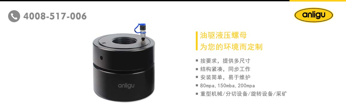 承载液压螺母-江苏泰兴黄桥刘陈广凯中凯象力蓝群液压升降机厂家