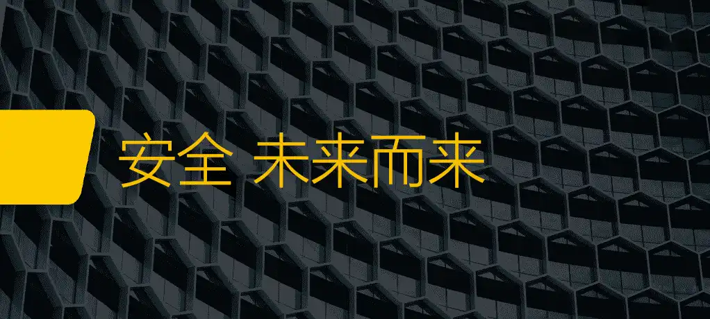 安全 · 未来而来！
